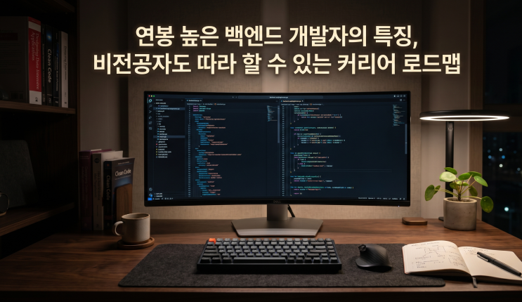  연봉 높은 백엔드 개발자의 특징, 비전공자도 따라 할 수 있는 커리어로드맵