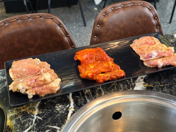  춘천 신북 현지인 숯불 닭갈비 맛집 화계닭갈비 애견 동반 가능 식당