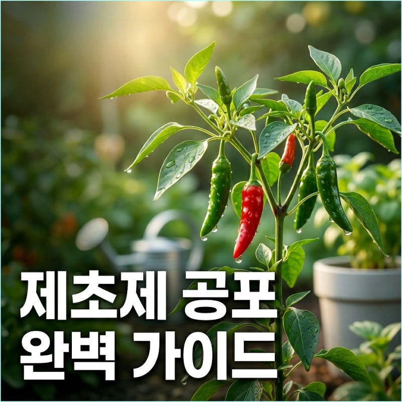 고추밭 잡초 잡으려다 3년 농사 폐업! 제초제 근사미 비산 피해와 생존법