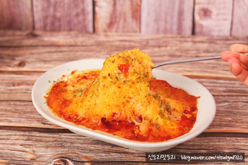간단한 순두부 요리 다이어트 식단 레시피 토마토퓨레 활용 순두부 치즈그라탕 만들기