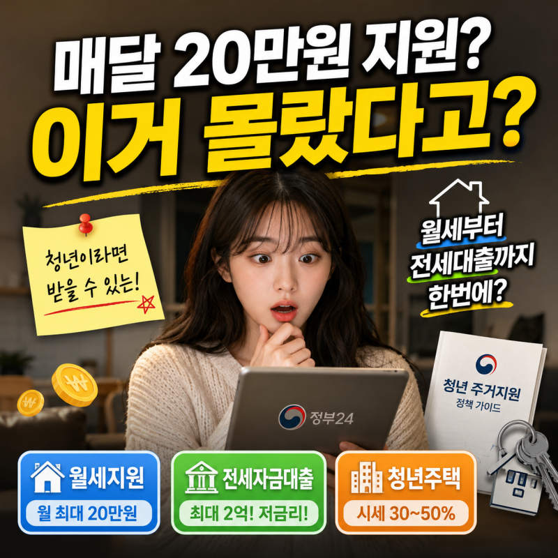 청년주거정책 독립 준비를 위한 월세지원부터 전세자금대출까지 완벽 가이드