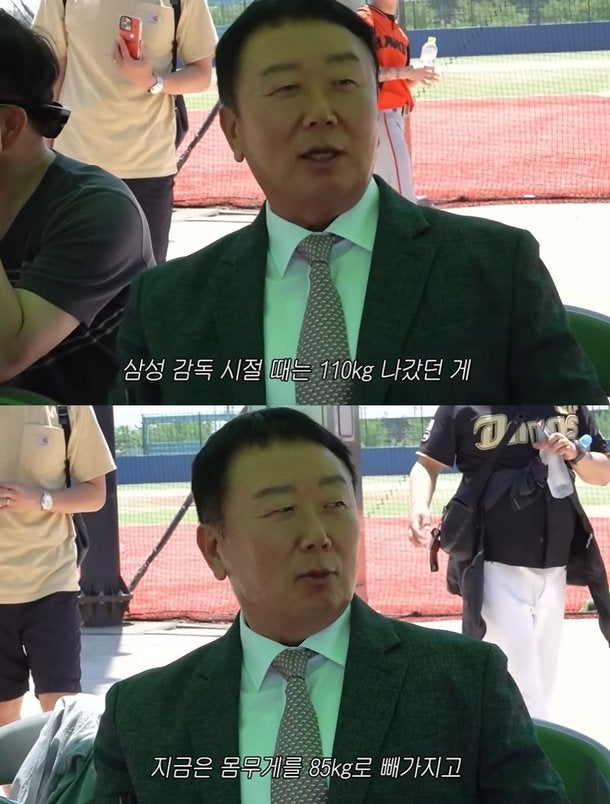 "스트레스 받을 일이 없으니까"…선동열, 110kg→85kg 감량 근황에 오승환도 '깜짝'