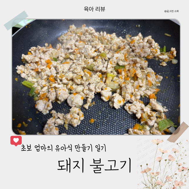 [리뷰] 초보 엄마의 유아식 식재료 소분하기 & 아기 돼지 불고기 만들기