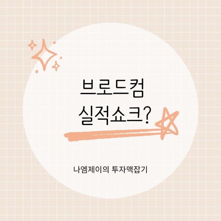  브로드컴 실적쇼크 어느 정도길래? 반도체주 고점 신호?