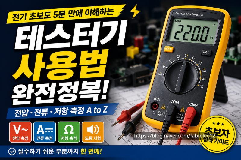 테스터기(멀티미터) 사용법