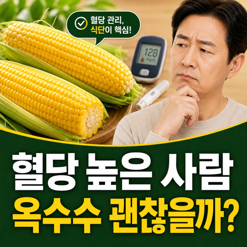 혈당 높은 사람 옥수수 먹어도 될까? 당뇨 전단계라면 양부터 보세요