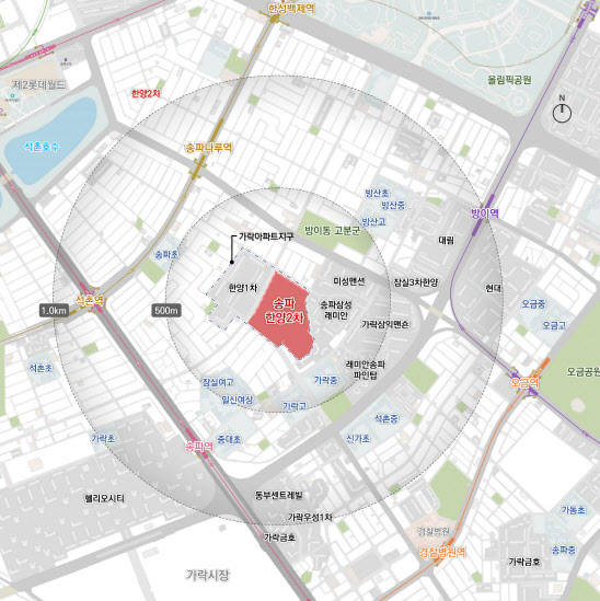  [임장 사전 스터디] 서울 송파구 송파 한양2차 아파트 :: 알맹이 꽉찬, 실리 노선으로 속도 내는 '송파센트럴자이'