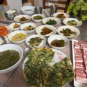 순천 베네베네식당 시골밥상 와온해변 가는길 맛집