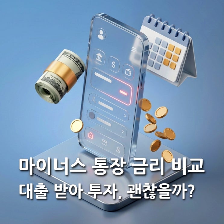  2026 마이너스 통장 금리 비교, 은행별 조건과 이자 폭탄 피하는 법