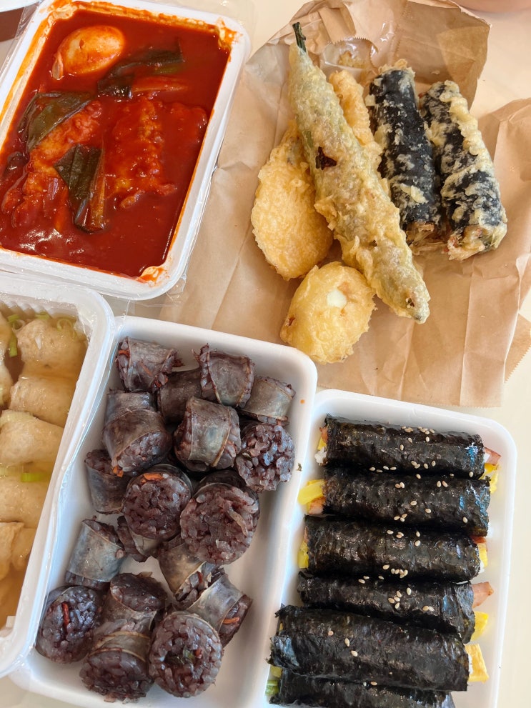  칠곡석적맛집 분식집 추천 왼손잡이 떡볶이 포장 후기