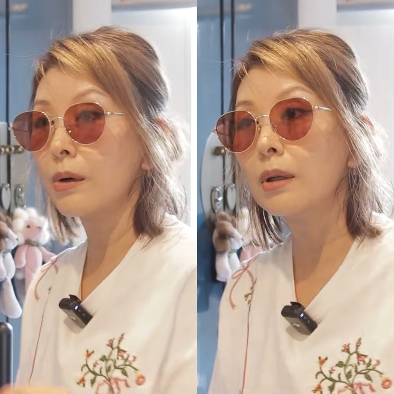 여성 가벼운 선글라스 브랜드 추천 이미숙 유튜브 숙스러운 미숙씨 패션 속 룩옵티컬 에드하....
