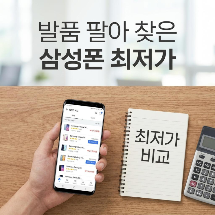  발품 팔아 찾은 부천 휴대폰 성지 삼성폰 최저가