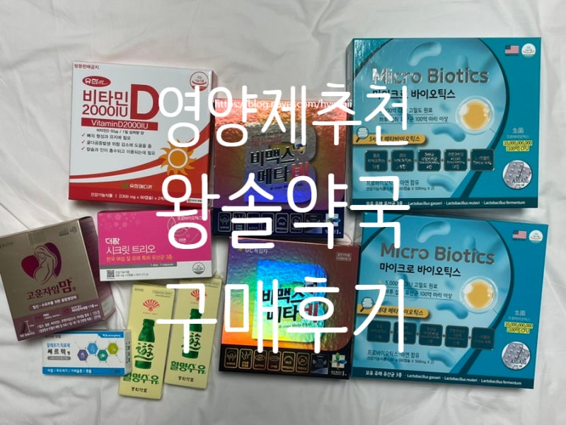 남대문 왕솔약국 영양제 가격, 추천 의약품 싸게 구입하는 방법, 구매꿀팁