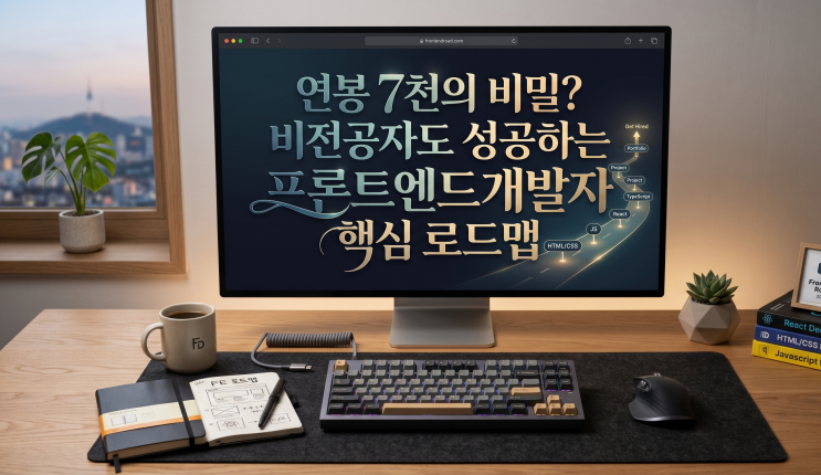  연봉 7천의 비밀 비전공자도 성공하는 프론트엔드개발자 핵심 로드맵