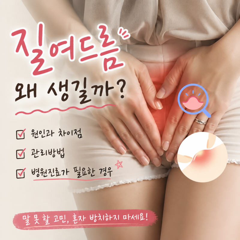 질여드름? 질뾰루지? 바톨린낭종 원인 헷갈리는 여성 고민 한 번에 정리