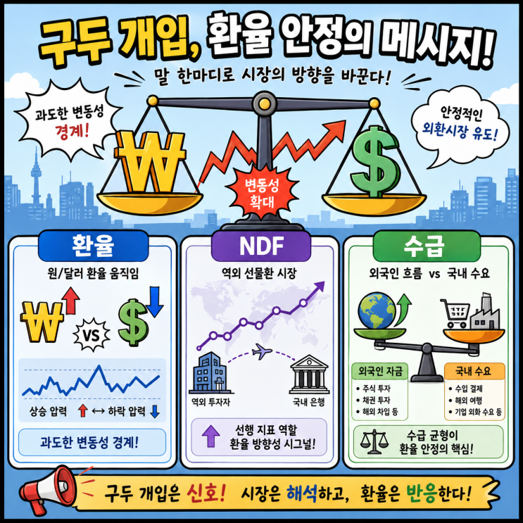  외환당국 구두개입, 환율 1550원 뒤 장면