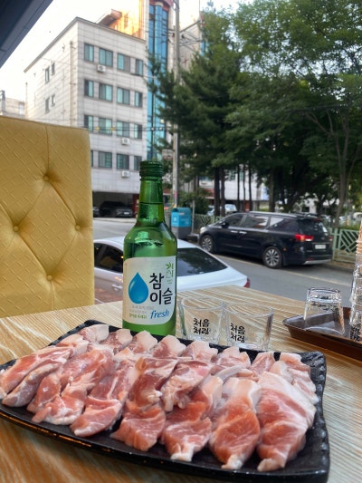 천안뒷고기 장대감참숯구이 숯에 구워먹는 성정동 고기집