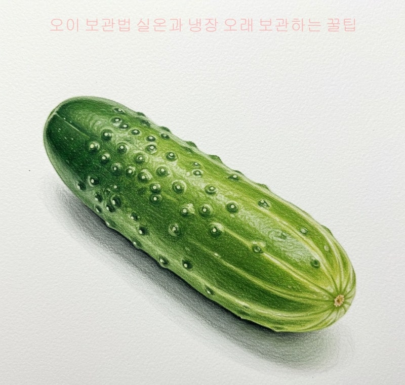 오이 보관법 실온과 냉장 오래 보관하는 꿀팁