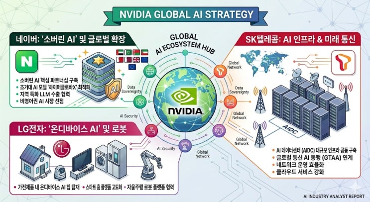  [AI산업전망] 젠슨 황의 연쇄 회동으로 본 엔비디아의 글로벌 ‘AI 초동맹’ 구축 전략(feat.삼쏘회동)
