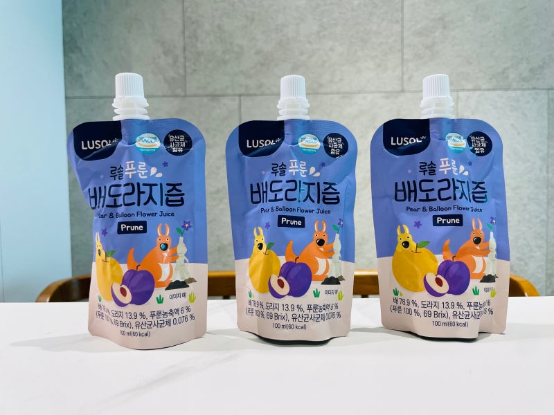 루솔 푸룬 배도라지즙 언제부터 당류 성분 보관 맛 후기