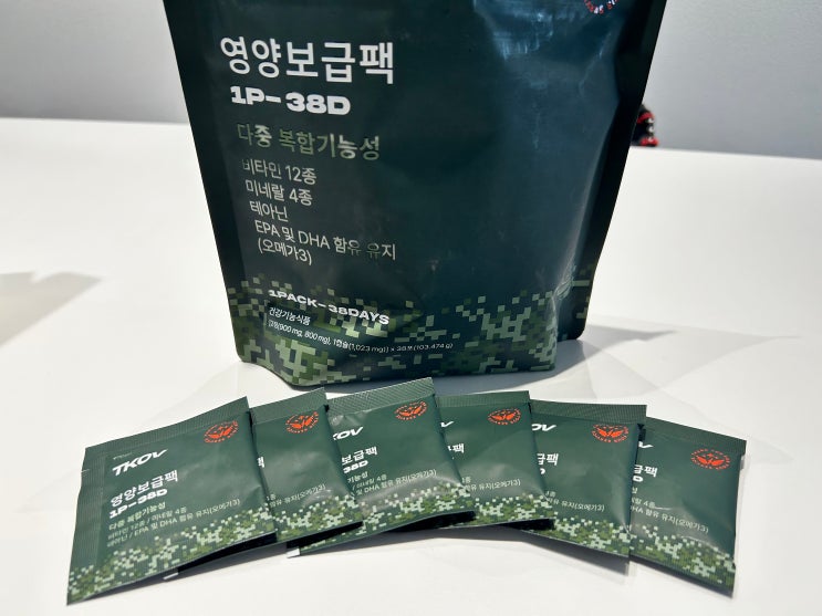  군입대선물 입대응원팩 추천 영양보급팩 1P-38D
