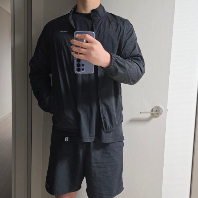 다이소 헤드바람막이 사이즈 실착 후 대전중촌동다이소에서 겟챠!