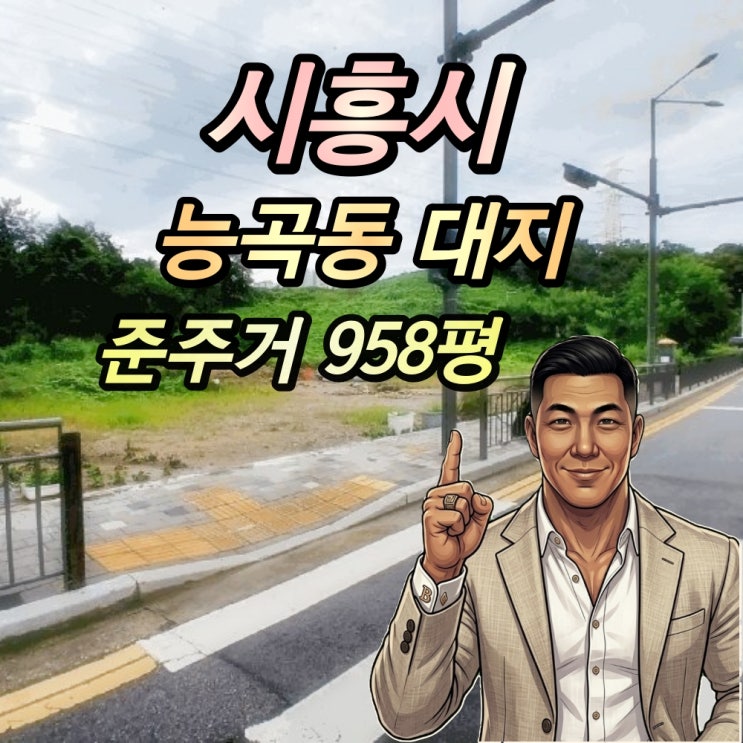  시흥시 능곡동 대지 경매 준주거 1천평 80억대 2025타경53275