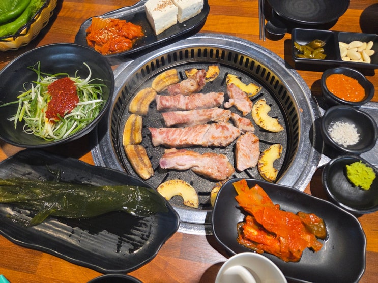  부평시장역 고기집 세겹살, 세겹밥 맛나요.