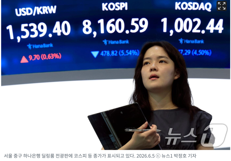 환율 1,540원대까지, 수출 호조에도 외국인 매도 계속...