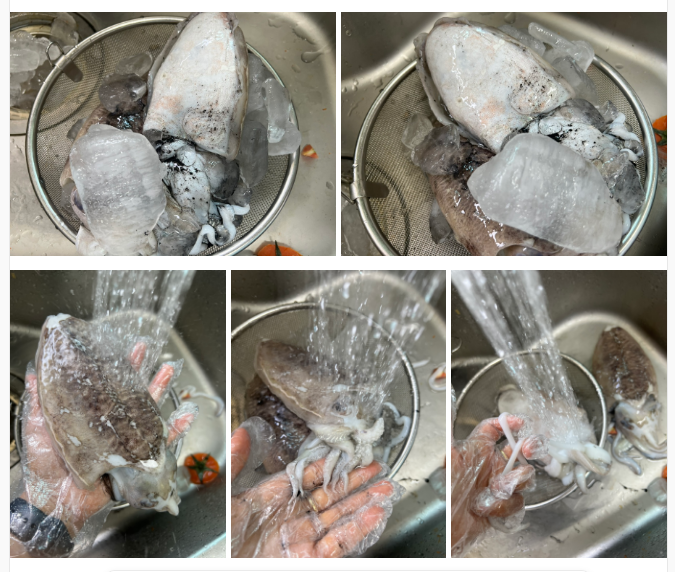 간단하게 만들어 먹는 갑오징어찜 / 갑오징어손질 통찜 방법