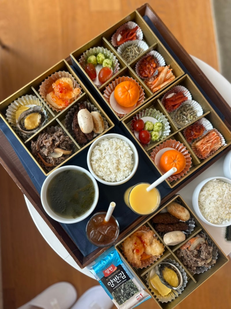 강릉 씨마크 호텔 더 레스토랑 석식 뷔페 룸서비스 조식