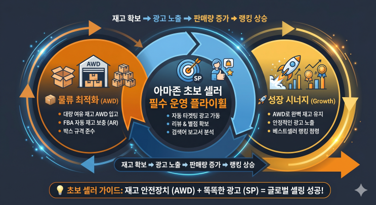   [아마존초보] 재고 걱정 끝! 아마존 AWD 물류 최적화와 SP 광고로 매출 올리는 법