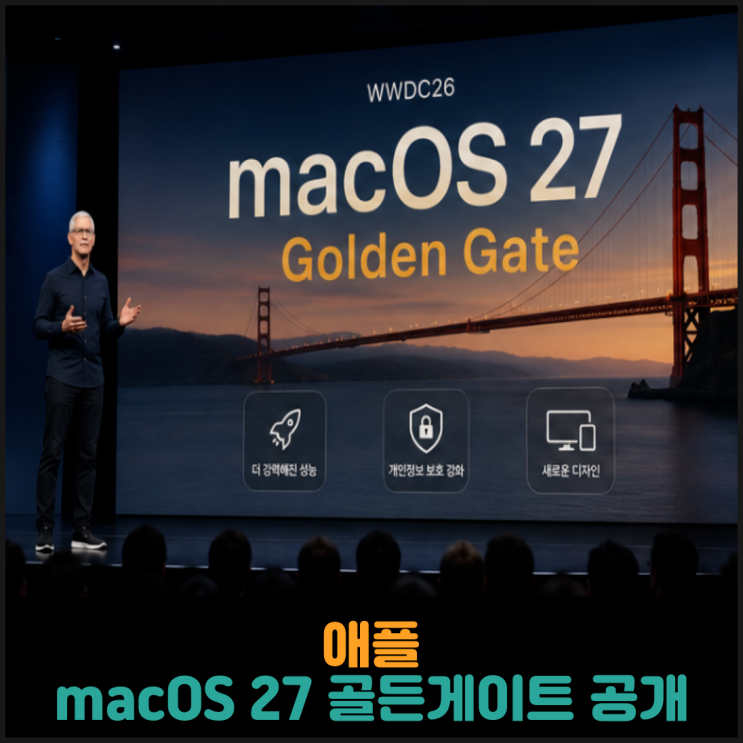  애플, macOS 27 골든게이트 공개