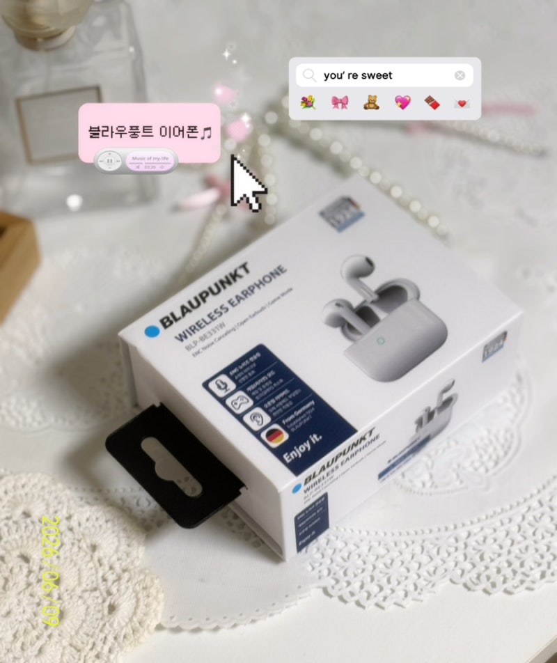 블라우풍트 블루투스 오픈형 이어폰 솔직후기 가성비 에어팟