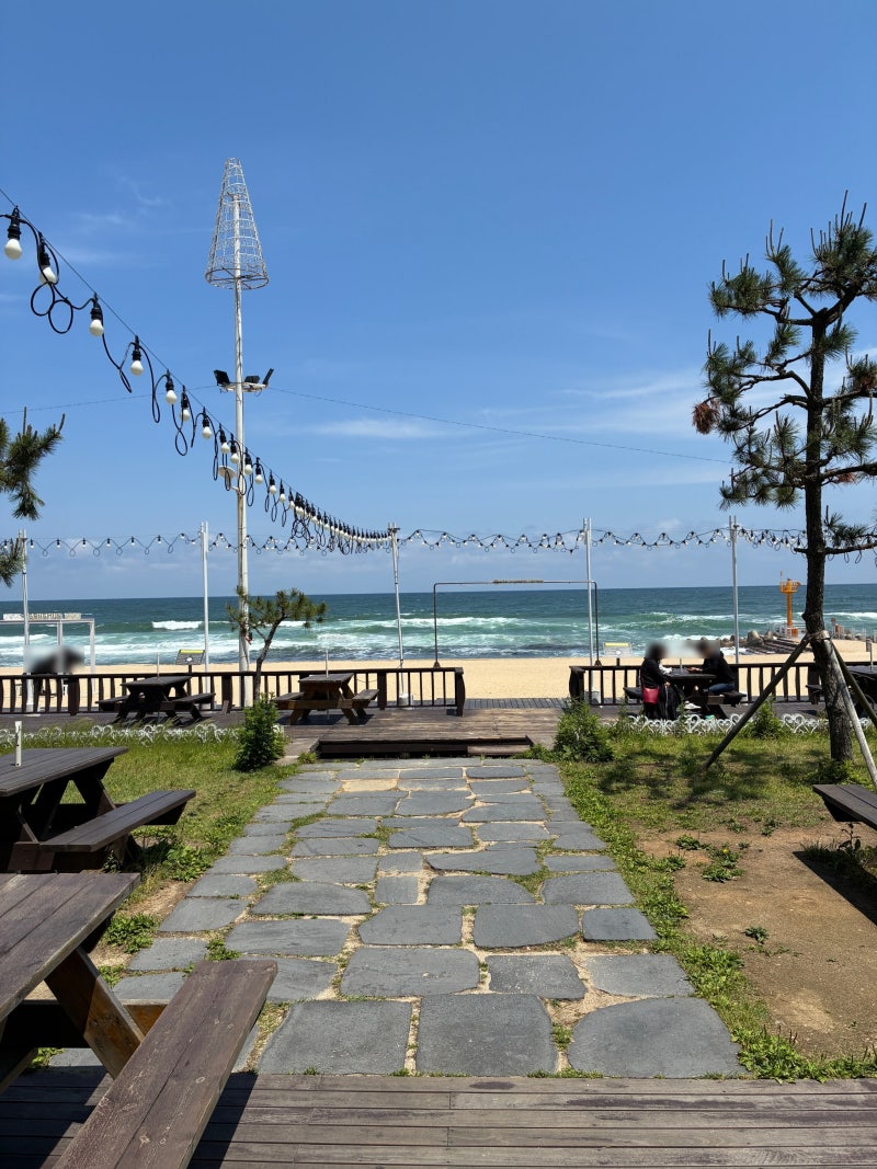[강릉] 346커피스토리 : 경포해변 오션뷰 베이커리 대형카페 디카페인 메뉴_내돈내산