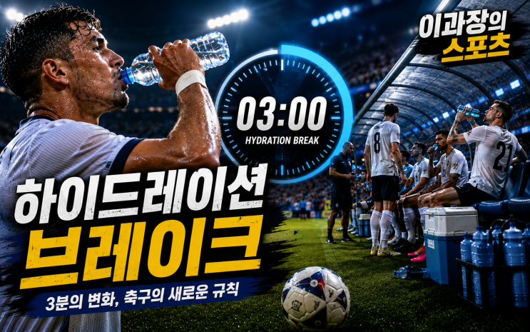 북중미 월드컵에 도입되는 <b>하이드레이션 브레이크</b>의 진짜 이유는?