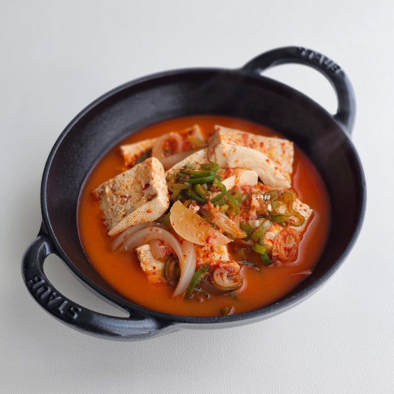 두부찌개 레시피 새우젓 두부찌개 만들기 초간단 두부요리