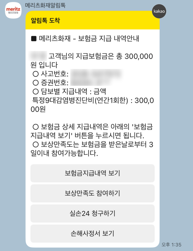 메리츠 어린이 보험 수족구 특약 진단비 진단코드(B084) 서류, 청구 방법 (feat. 늘이비인후과 ....