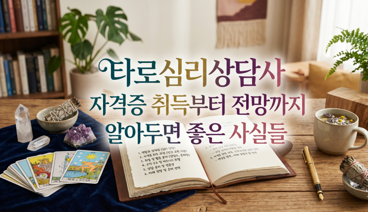  타로심리상담사 자격증 취득부터 전망까지 알아두면 좋은 사실들
