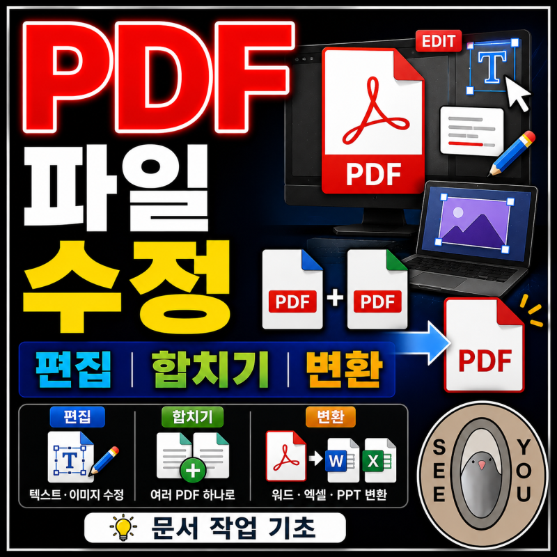 PDF 파일 수정하는 방법 정리