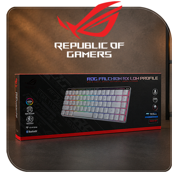  디자인 때문에 샀는데 사용감이 만족스러웠던 ASUS ROG FALCHION RX LP 청축