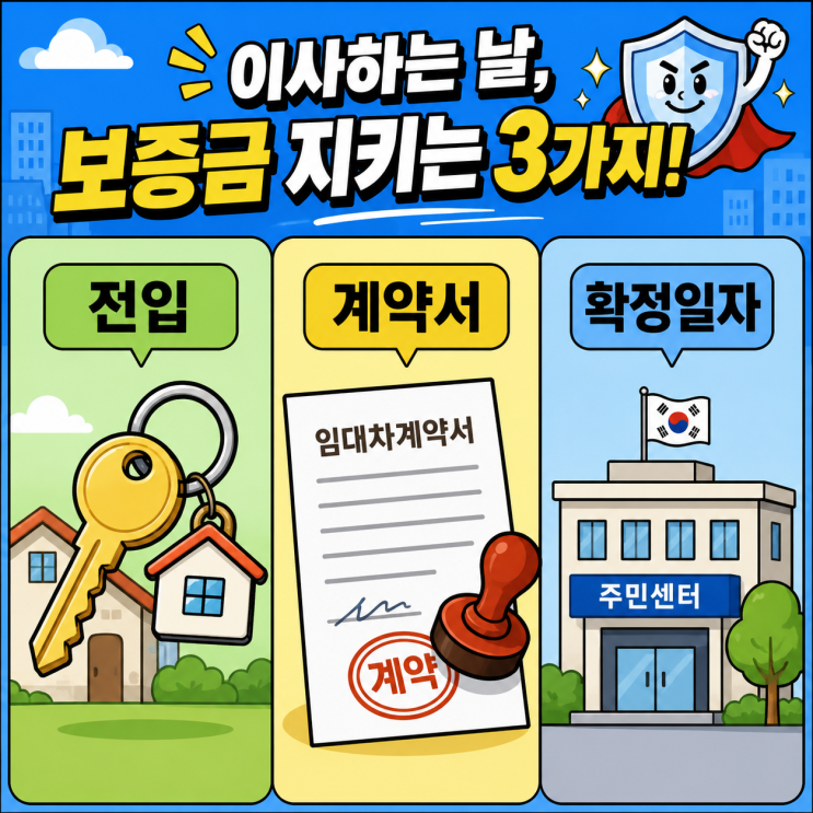  확정일자, 이사 당일 어디서 받을까