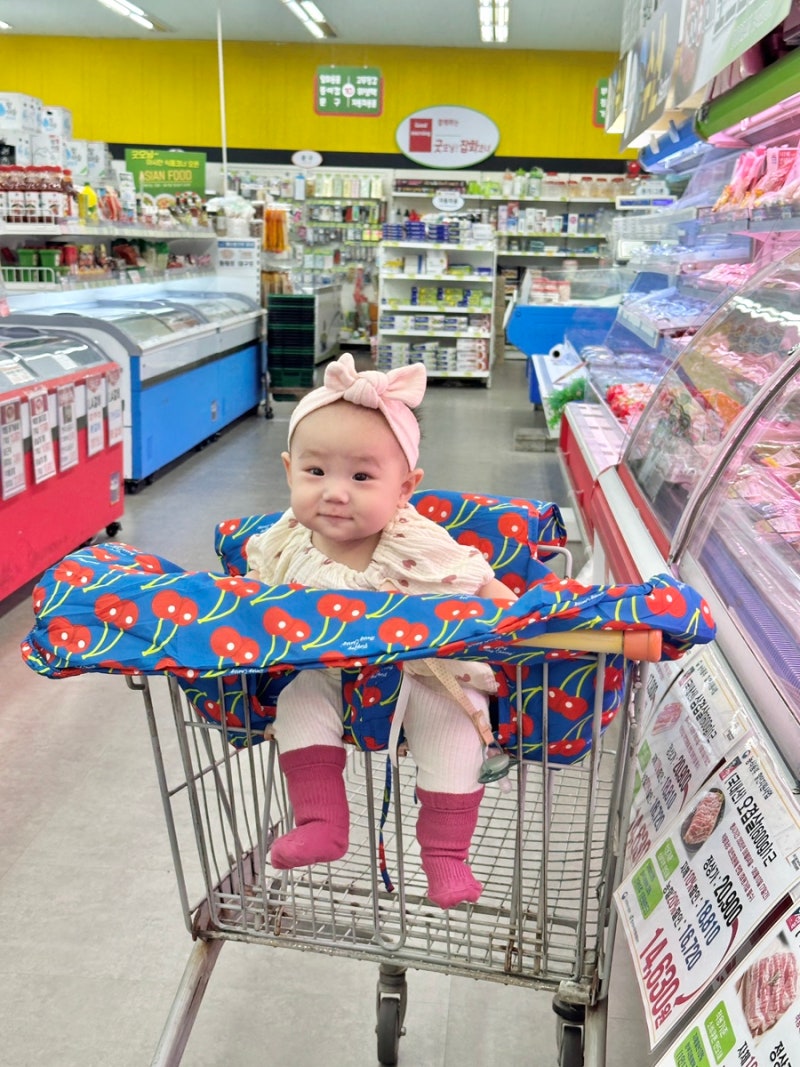 플레이조이 마트 카트커버 아기랑 장보기 필수육아템