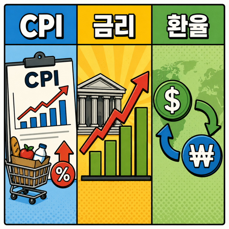 미국 <b>CPI 발표</b>, 환율은 어디서 흔들릴까