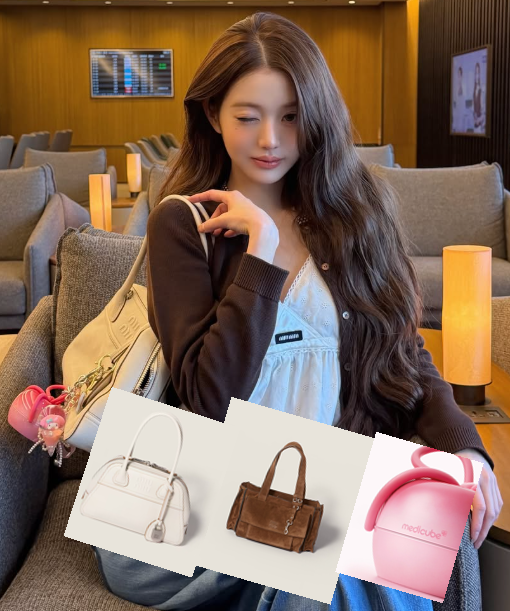 장원영 도쿄에서 보여준 미우미우 코디 정보