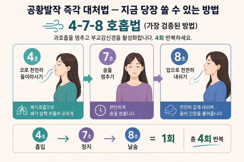 공황장애 자가진단 체크리스트 13가지 | 공황발작 대처법까지 총정리 (2026)