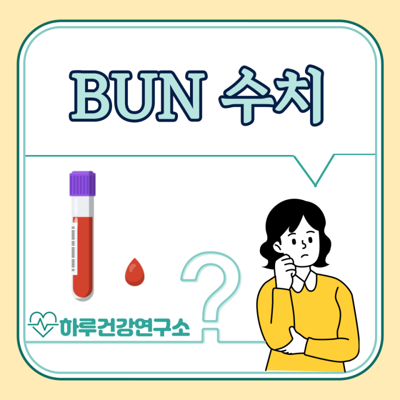BUN 수치 낮으면, 높으면? 결과 해석, 정상수치 : BUN 뜻