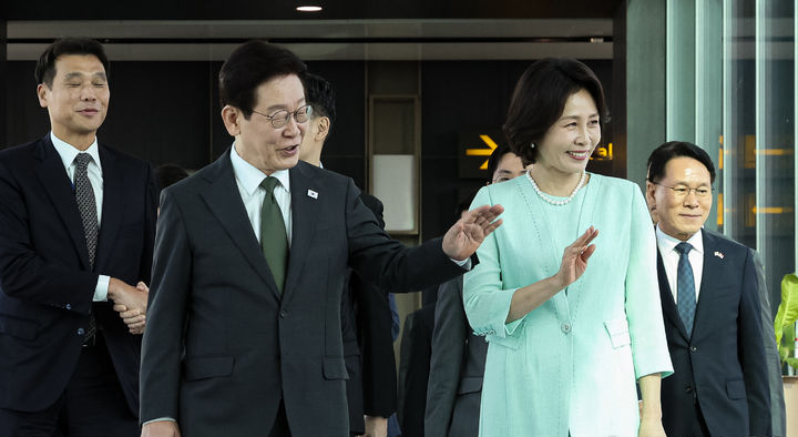 제휴]이재명 <b>대통령</b>, 유럽... 출국…벨기에·<b>이탈리아</b>·교황청... 