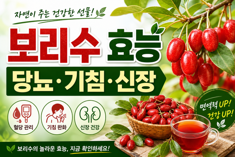 보리수 효능 이것만 알면 됩니다 (먹는법·부작용·당뇨·기침·신장까지 한 번에 정리)
