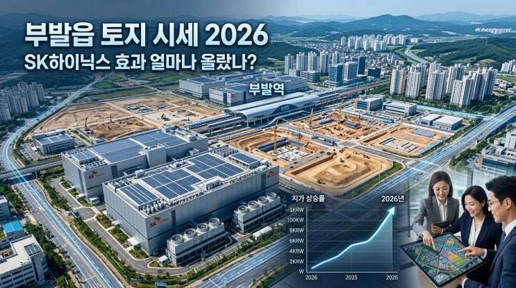  이천 부발읍 토지 시세 2026년 얼마나 올랐나? SK하이닉스 효과 분석